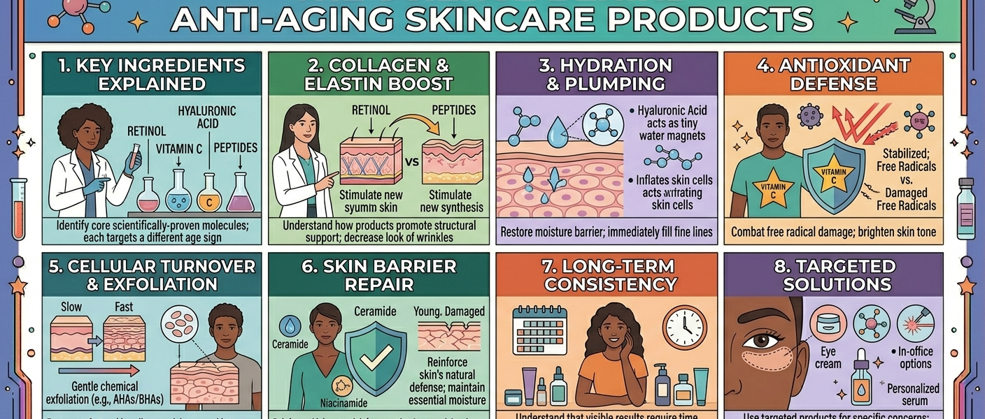 The Science Behind Anti-Aging Skincare Products: Everything You Need to Know