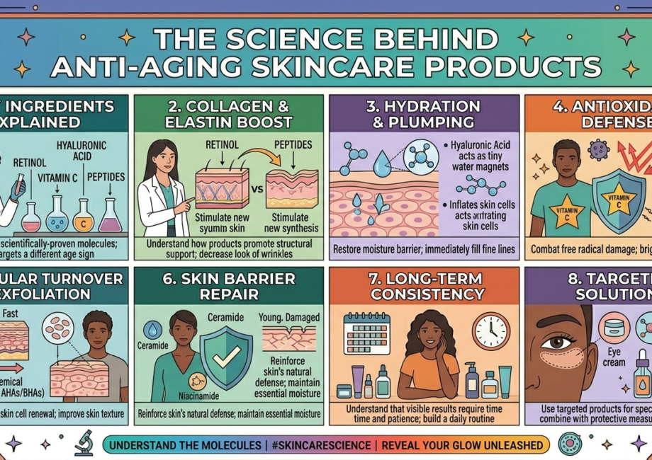 The Science Behind Anti-Aging Skincare Products: Everything You Need to Know