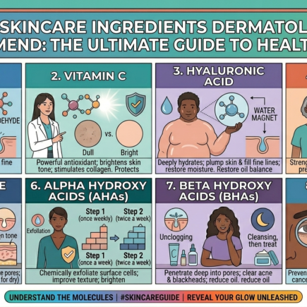Top 10 Skincare Ingredients Dermatologists Recommend: The Ultimate Guide to Healthy Skin