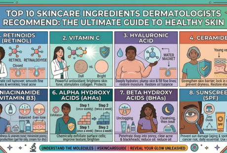 Top 10 Skincare Ingredients Dermatologists Recommend: The Ultimate Guide to Healthy Skin
