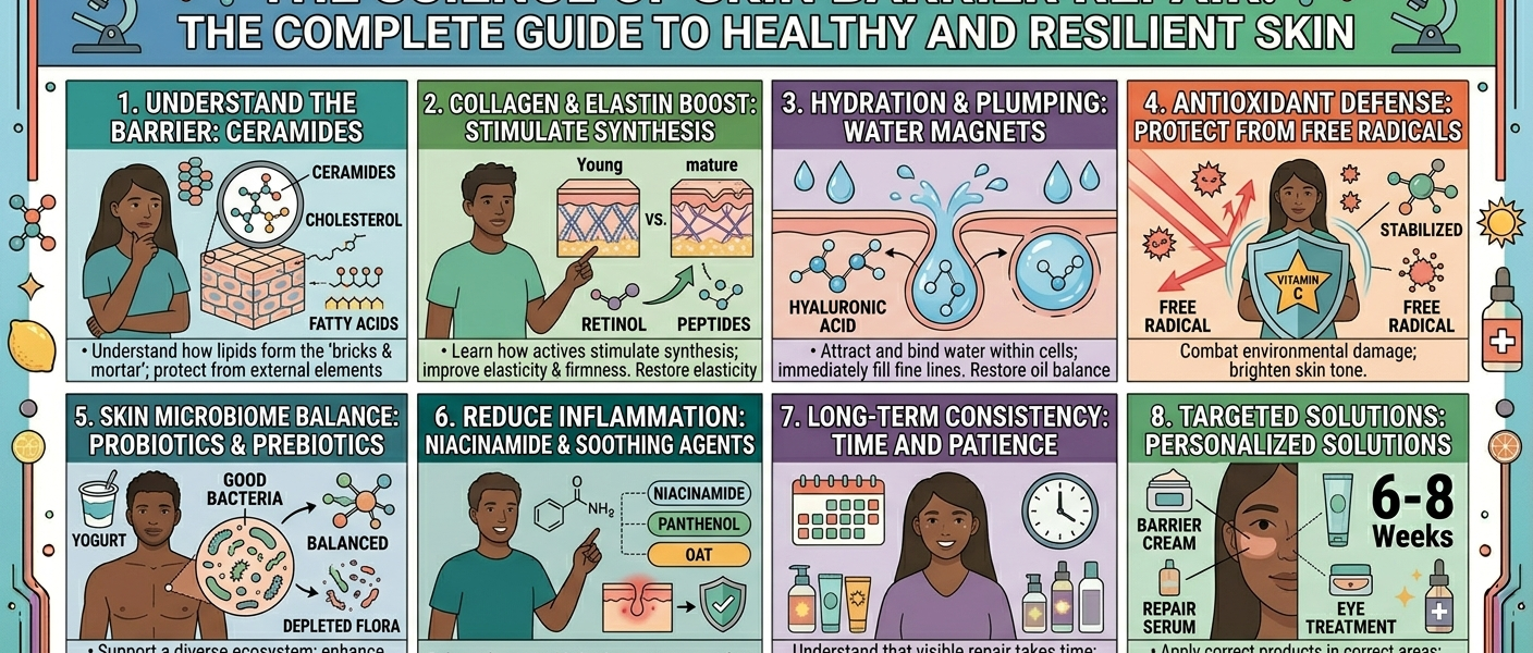 The Science of Skin Barrier Repair: The Complete Guide to Healthy and Resilient Skin