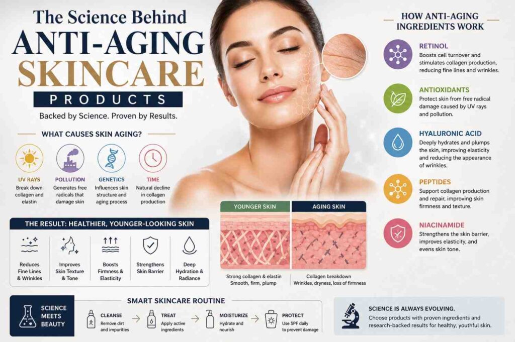 The Science Behind Anti-Aging Skincare Products